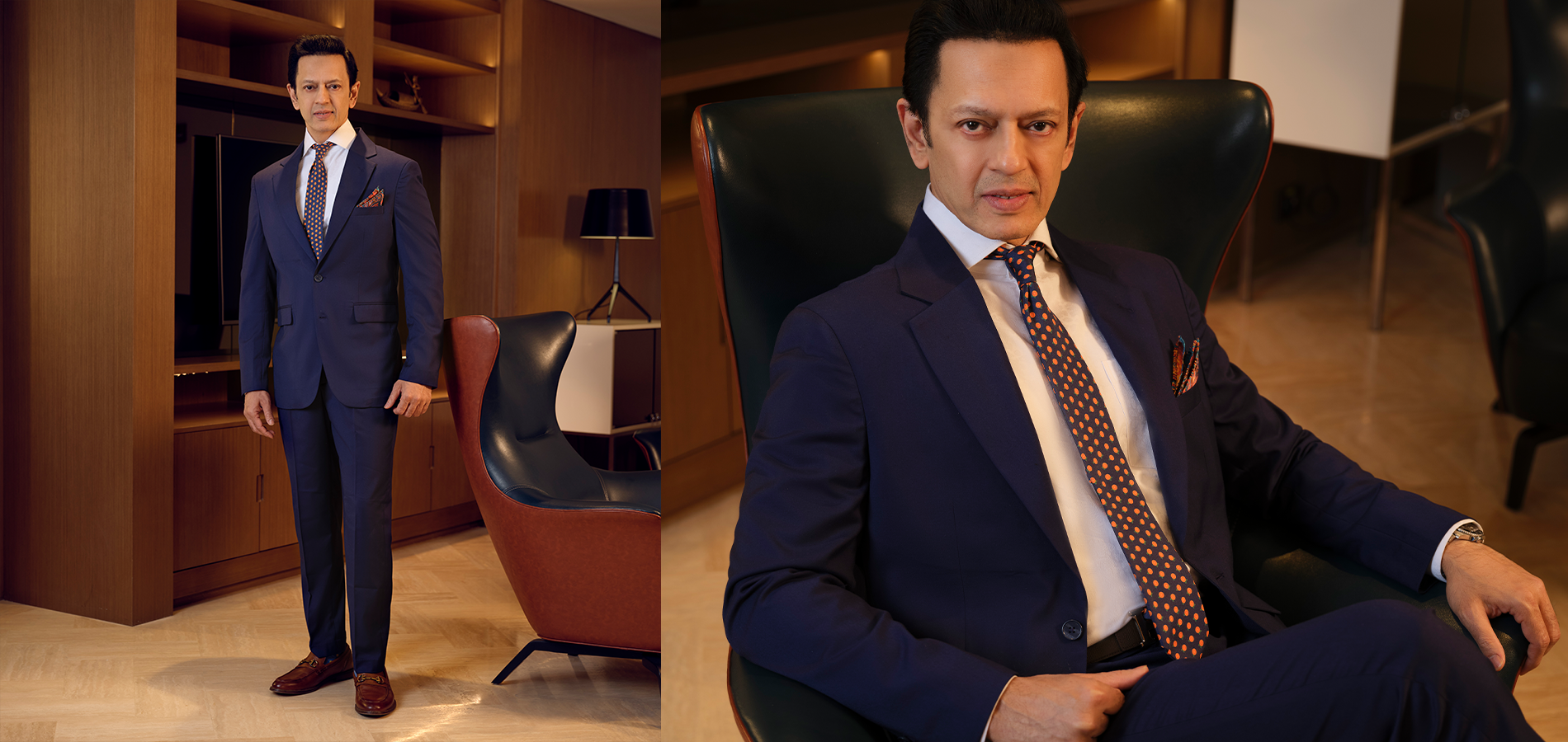 RICHMAN Premium Slim Fit Dark Navy image 2